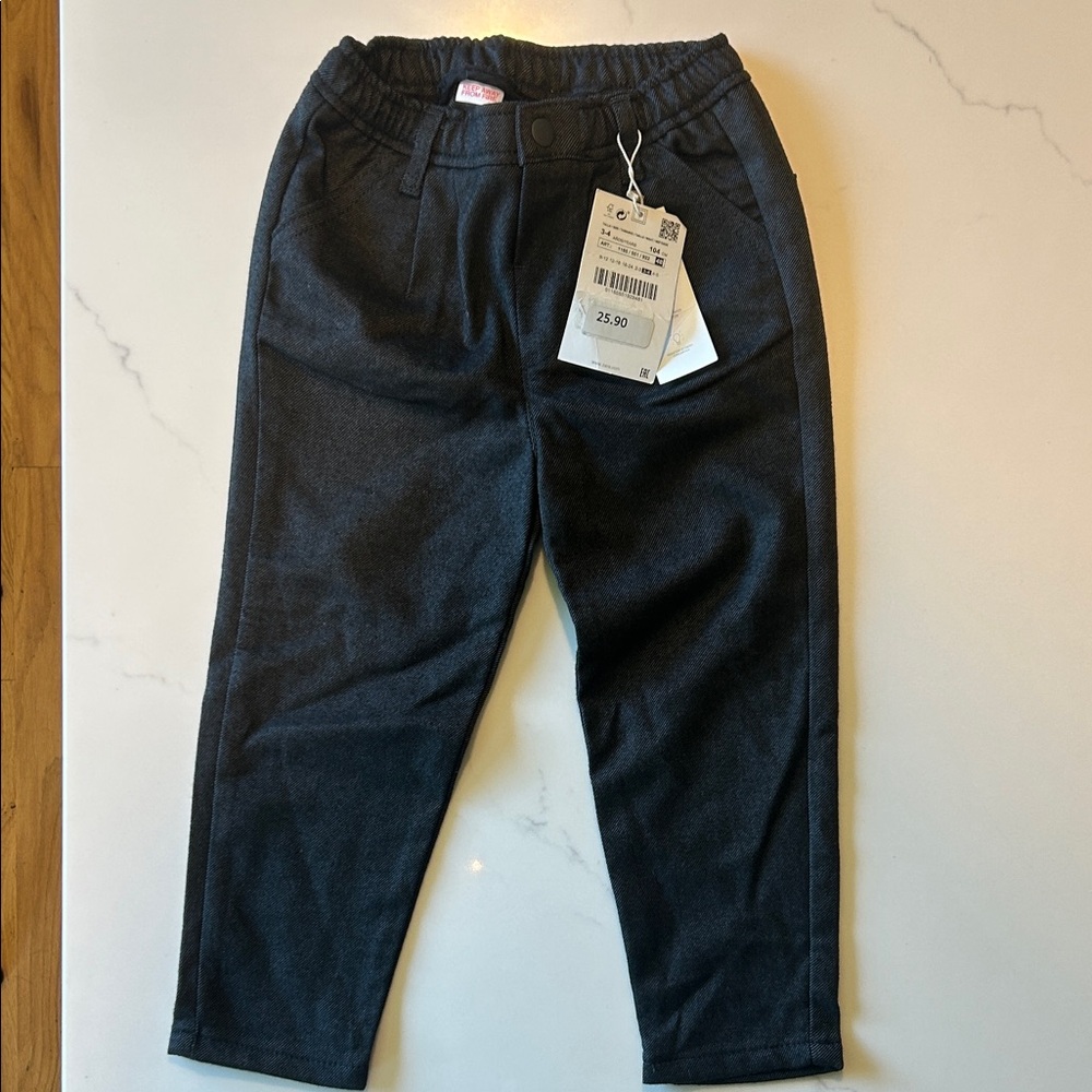 Zara Kids Charcoal Casual Pants
